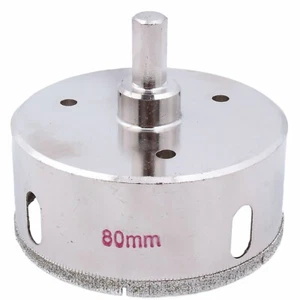 80mm 3.15" Diamond Tile Hole Saw Glass Drill Bit Masonry Tools for Stone Ceramic - Picture 1 of 12