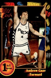 1991-92 Wild Card Andrew Gaze Seton Hall Pirates #45