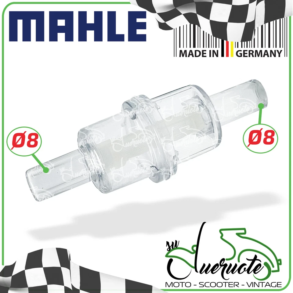 FILTRO BENZINA MOTO CARBURANTE UNIVERSALE TUBO PER SCOOTER QUAD MINIMOTO BARCA - Immagine 1 di 1