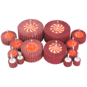 Non-woven Nylon Fiber Polishing Buffing Pad Grinding Disc Wheel With 6mm Shank - Picture 1 of 7