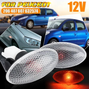 2X Seitenblinker Positionsleuchte passend für Peugeot 206 407 607 1007 | 12V 5W - Picture 1 of 11