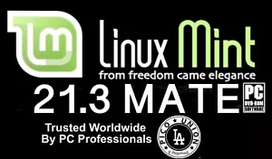 Bootable Linux Mint 21.3 64-Bit Mate Live DVD (AMD64) - Picture 1 of 1