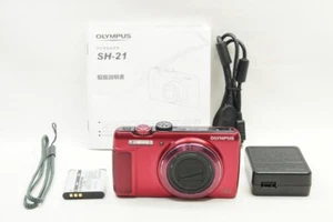 [Mint] OLYMPUS STYLUS SH-21 16.0MP Compact Digital Camera Red #250614c - Picture 1 of 10