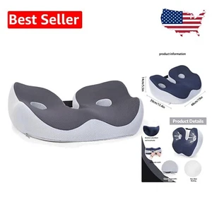 Portable Butterfly-Shaped Seat Cushion for Sciatica and Back Pain Relief - Picture 1 of 8