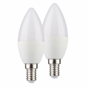 2 x Müller-Licht LED Essentials Leuchtmittel Kerzen 3W = 25W E14 matt 250lm warm