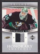 2006-07 Upper Deck Trilogy Honorary SWATCH JERSEY Jean-Sebastien Giguere