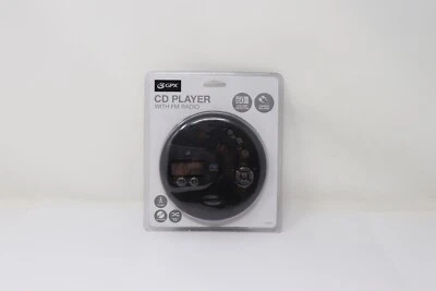CD Player With FM Radio Anti-Skip Protection Earbuds NEW GPX PC332B Portable - Image 1 of 4
