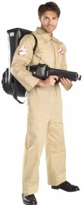 Mens Official Licensed Ghostbusters Halloween Fancy Dress Costume - Image 1 of 2