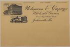 Antique Illustrated Unused Letterhead Uedemann & Co Grocer Jacksonville FL c1890