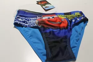 NUEVO DISNEY CARS LIGHTNING MCQUEEN BLUE BOYS BAÑO CORTO INFERIOR TALLA 8 - Imagen 1 de 2