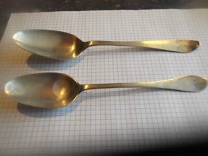 Silberlöffel Dessertlöffel & Tafellöffel,datiert 1803 & um 1820,gut erhalten. - Bild 1 von 9