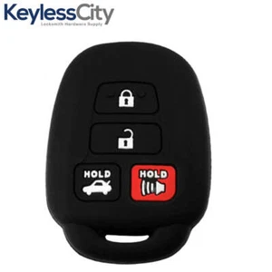 2012-2017 Toyota / 4-Button Remote Keyless Entry Key Silicone Cover / HYQ12BDM - Picture 1 of 4