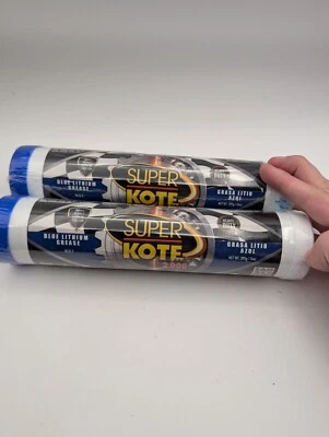 Cartridge for Grease Gun Superkote 2000/ Lithium Grease Blue EP 14 oz.2 Pack. - Image 1 of 4