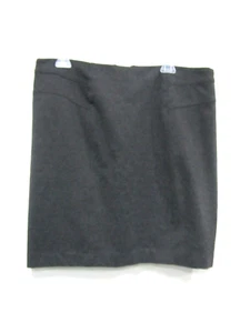 NEW YORK & CO Large 14 Stretchy Waist 36 Length 20 Dark Gray Straight Short - Picture 1 of 3