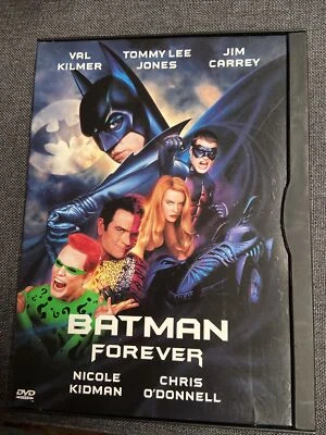 Batman Forever (DVD, 1997) Val Kilmer Jim Carrey Tommy Lee Jones Very Good (H1) — 第 1/3 张图片