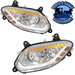 LED HEADLIGHT FOR 2018-2023 INTERNATIONAL LT- PAIR United Pacific - Picture 1 of 9