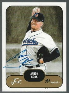 Aaron Cook 2002 Just Prospects AU Card# 42 - Picture 1 of 4