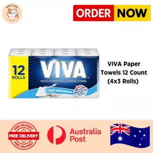 VIVA Paper Towels 12 Count (4x3 Rolls) - Free Shipping Packaging May Vary - Picture 1 of 7