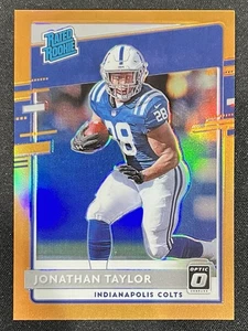 Donruss Optic Jonathan Taylor 2020 clasificación Rookie Holo naranja/199 radiocontrol novato - Imagen 1 de 3