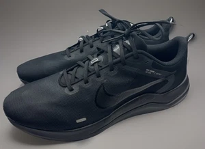 Nike Downshifter 12 Black Smoke Grey Running Sneakers Gym DD9293-002 Men Sz 15 - Picture 1 of 9