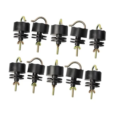 10x isolatrices de clôture électrique multifonctionnelles pour les cultures - Photo 1/4