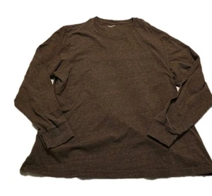 Old Navy Herren Soft-Washed Strick Shirt Large Langarm Braun Rundhals Gr. XXL - Bild 1 von 3