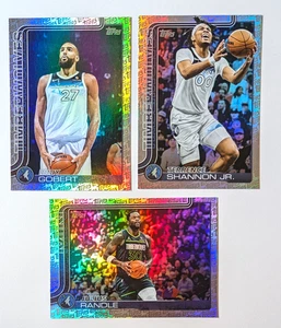 2025-26 Topps Minnesota Timmerwolve Foil Cards (3) Fanatics Exclusive Topps Foil - Bild 1 von 2