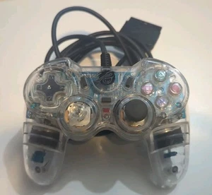 Pelican Chameleon Wired Controller For Sony PlayStation 2 PS2 - Clear - Picture 1 of 1