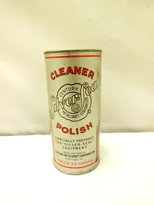 NOS UNBENUTZT VINTAGE KANISTER SILBER SIEGEL POLIERREINIGER 4 SILBER SIEGEL METALLPRODUKTE - Bild 1 von 7