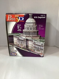 WREBBIT Puzz3D US Capitol Building 2005 Alter 12+ 764 Teile KOMPLETT - Bild 1 von 3