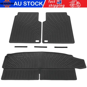 3D TPE Floor Mats Boot Liner Set For ISUZU MUX MU-X 2021-Current Anti-slip Black - Picture 1 of 17