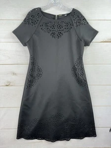Tahari Dress Womens 12 Sheath Cutout Neckline Career Classic Minimalist Zip - Picture 1 of 10