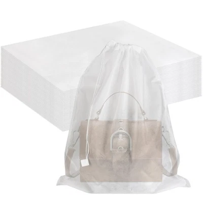 Cartera Almacenamiento Bolsas Polvo Para Bolsos de Mano Zapatos de Viaje No Tejidos Organizador 50 Piezas Foto 1 de 4