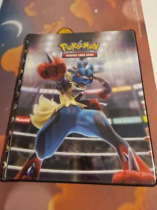 Mega Lucarios & Heracross - XY Furious Fists Pokemon Card Folder - UltraPro - Picture 1 of 3