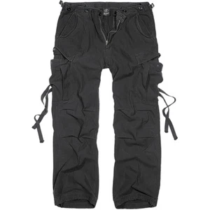 BRANDIT M-65 VINTAGE MENS ARMY COMBAT TROUSERS POLICE SECURITY CARGO PANTS BLACK - Picture 1 of 11