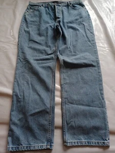 Asos Jeans Light Blue Relaxed Fit. Button Fly. Size W36L32 - Picture 1 of 7