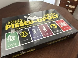 Pissed-opoly Pissed-Opoly Board Game Adult Drinking Game Brand New Sealed - Picture 1 of 10