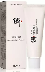 Korean Sunscreen SPF 50+ PA++++ (50 ml) - Rice + Probiotics - NEW & SEALED - Picture 1 of 6