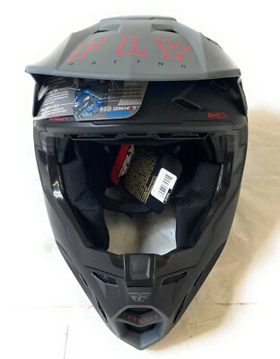 FLY RACING Formula CC Centrum Crosshelm Helmet, Matte Gray, Size Large, 73-4321L - Image 1 of 4
