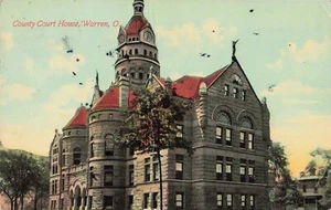 Postcard Warren County Ohio Courthouse. P2 - Picture 1 of 2