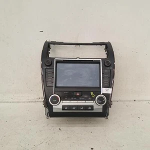 TOYOTA CAMRY STEREO/HEAD UNIT 7in SAT NAV HEAD UNIT (P/N ON FACE 18039), ASV50/A - Picture 1 of 2