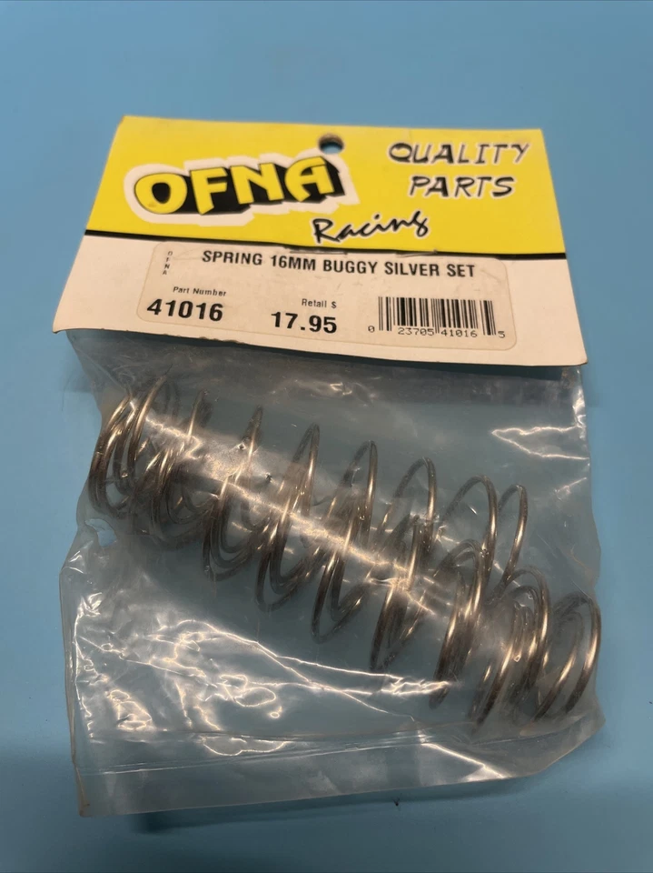 OFNA Spring 16mm Buggy Silver Set 41016 F10 - Image 1 of 1