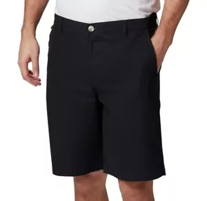 Pantalones cortos informales Columbia PFG Bonehead II de lona de algodón para hombre - 44x6 negros - Imagen 1 de 4
