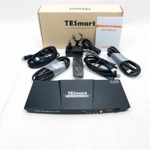 TESmart Dual Monitor 2x2 HDMI+DisplayPort KVM Switch 4K@60Hz 4:4:4 Ultra HD 2 - Bild 1 von 6