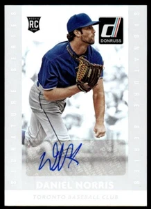 2015 Panini Chronicles Donruss Signature Series Daniel Norris Toronto Blue Jays - Picture 1 of 2