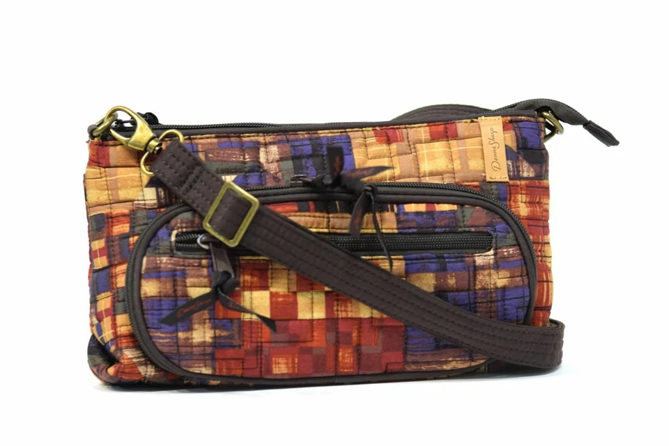 Bolso colgante de brezo Donna Sharp "RUSTIC PLAID" 10,5" X 6" X 2" NUEVO CON ETIQUETAS Foto 1 de 1