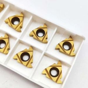 10pcs 16IR AG60 LDC 3/8" Lathe Threading inserts Carbide Insert Threaded Inserts - Imagen 1 de 6