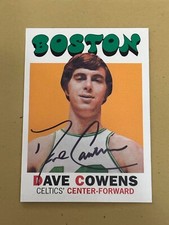 DAVE COWENS 1996 Topps Stars RC Rep Autographed NBA card TTM/IP signature