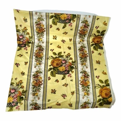 Vintage 5th Avenue Designs Upholstery Fabric 1.5 Yards Floral Birds Screen Print - Image 1 of 4