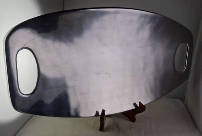 Nambe 18.5" Silver Colored Handled Tray Model 611 - Image 1 of 4